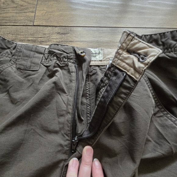Eddie Bauer Mens Green Zip Off Cargo Pants  32x30 - Picture 10 of 11